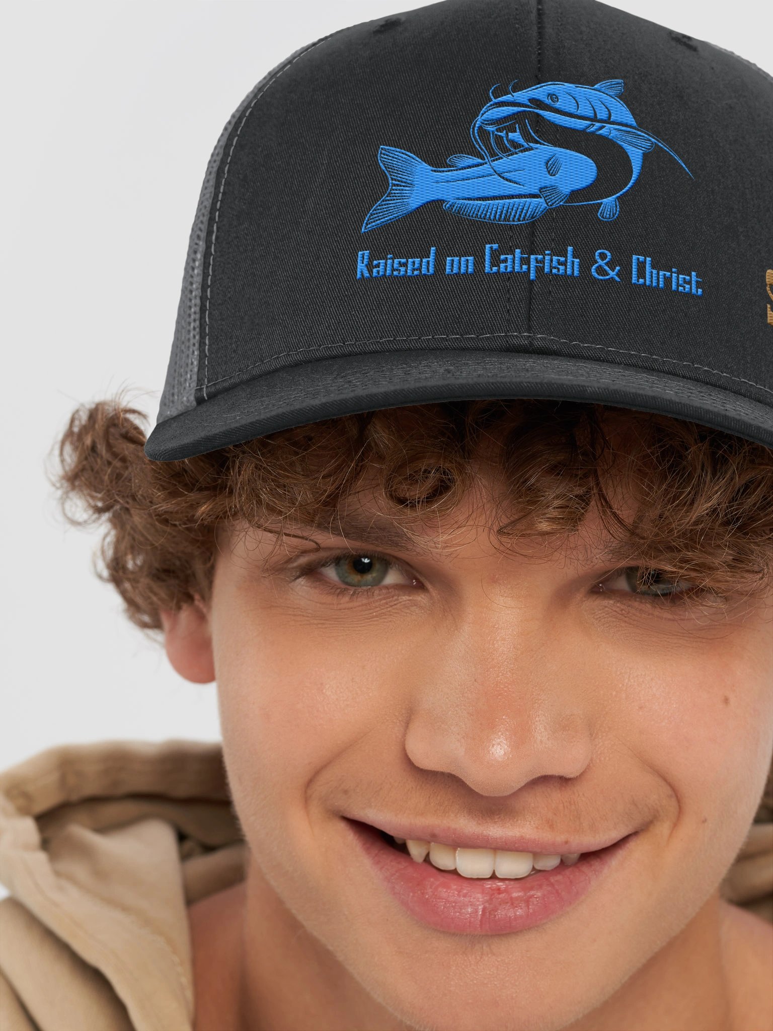 Catfish & Christ Trucker Hat product image (8)