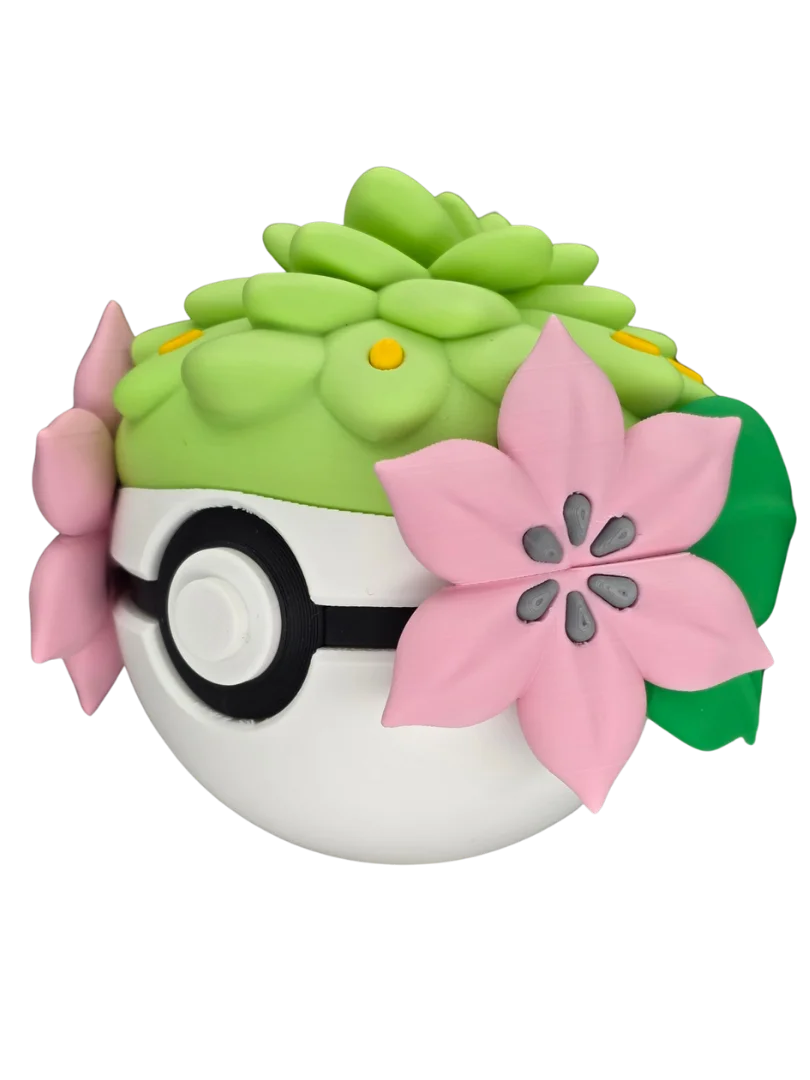 Shaymin Inspired Poke Ball | 3D Printed product image (1)