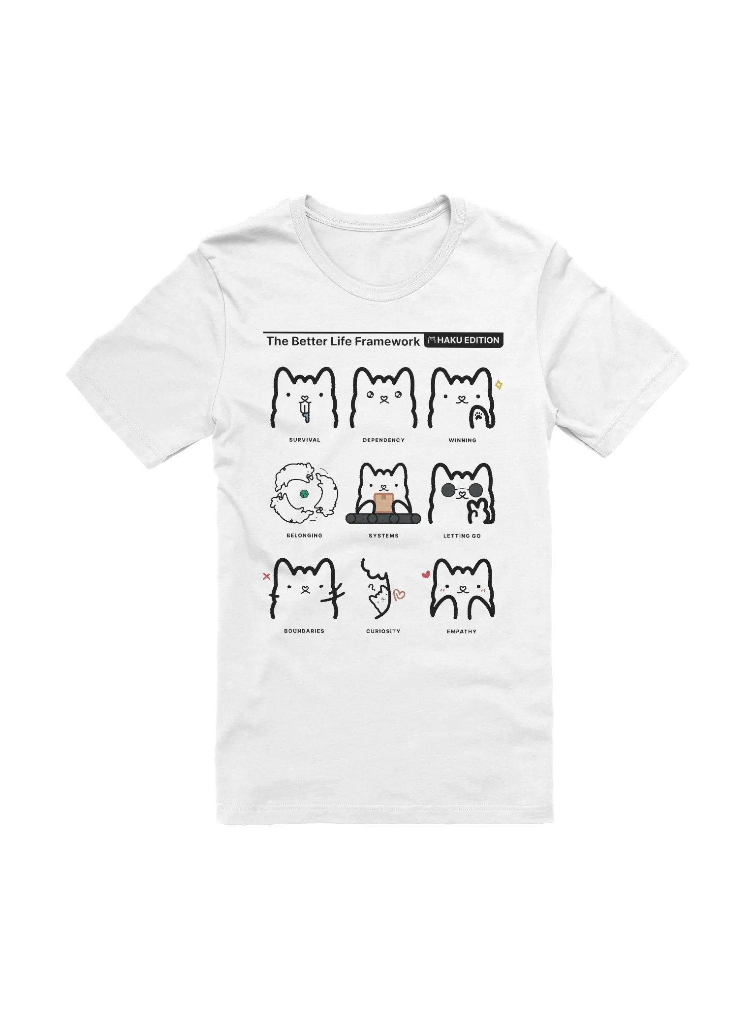Better Life Framework Tee (HAKU) [WHITE] product image (1)