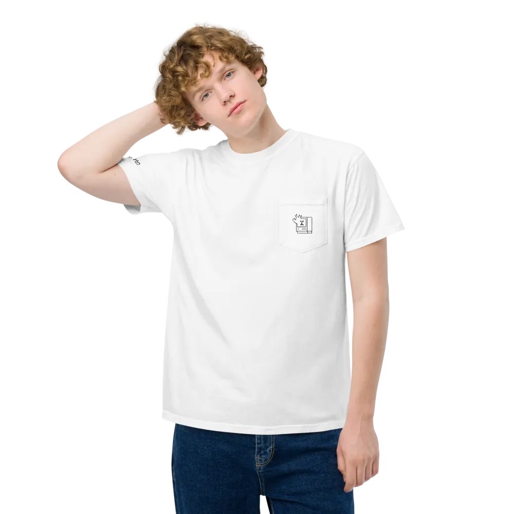 Sad Mac Risotto Pocket T-Shirt - White Comfort Colors product image (4)