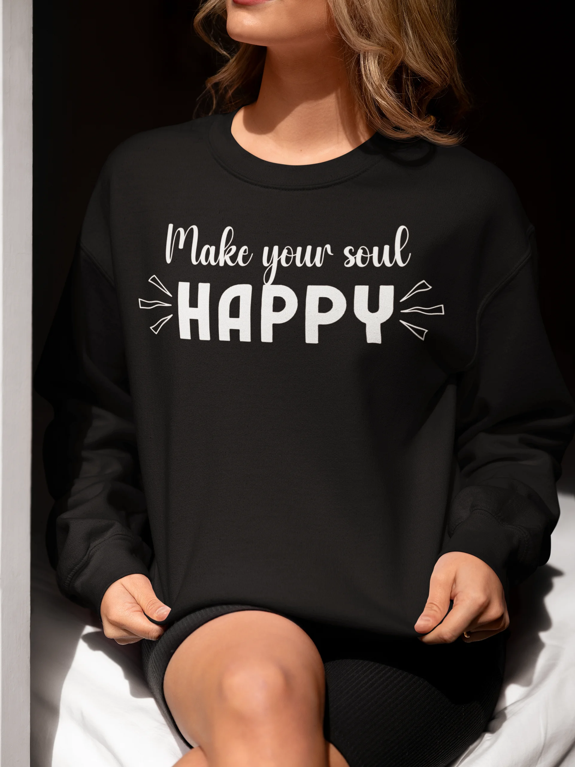 Happy Soul Self-Care Gildan Sweatshirt - Front/Back style. product image (1)