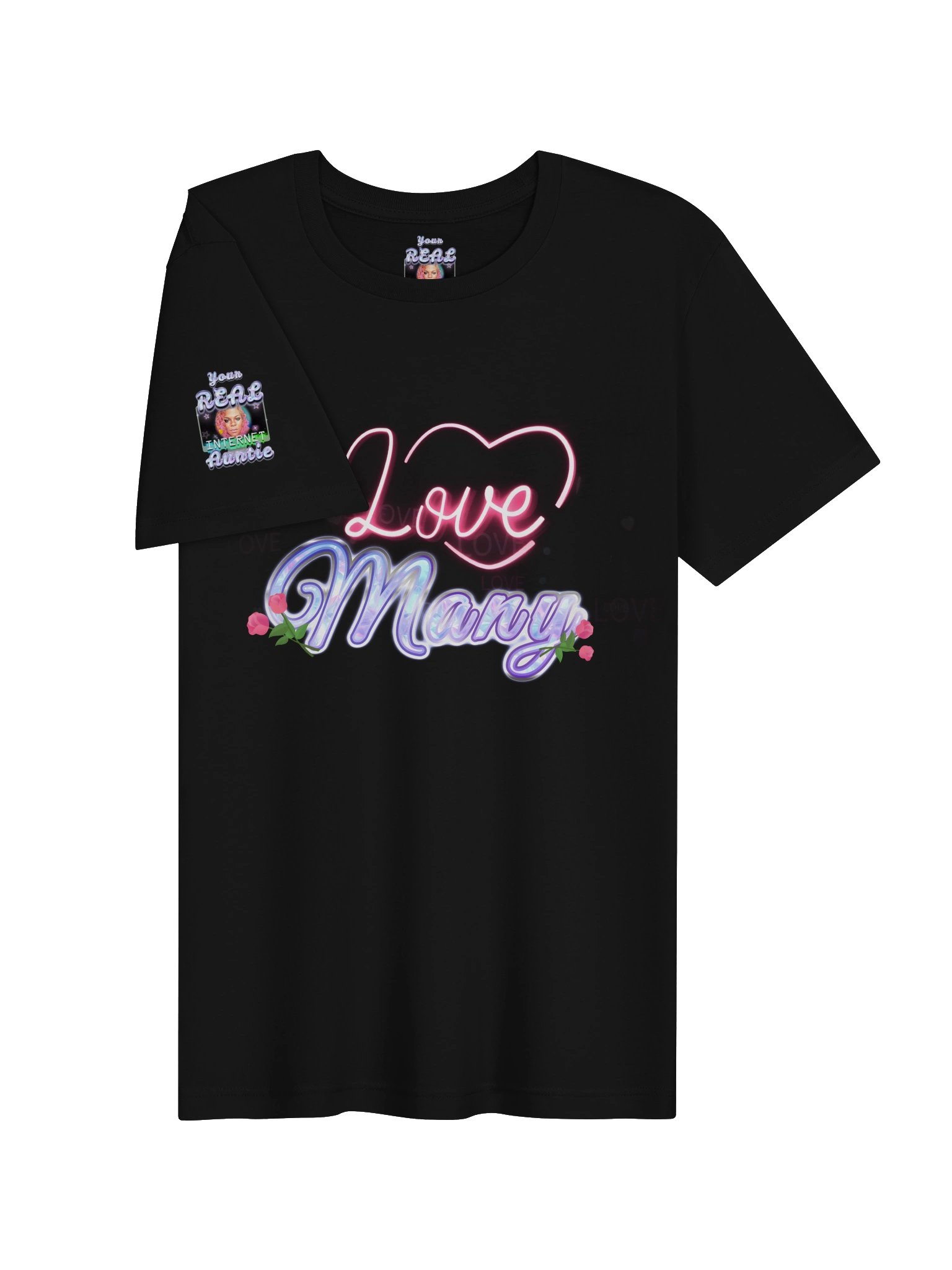Neon Love Many Trust Few Graphic Tee product image (3)