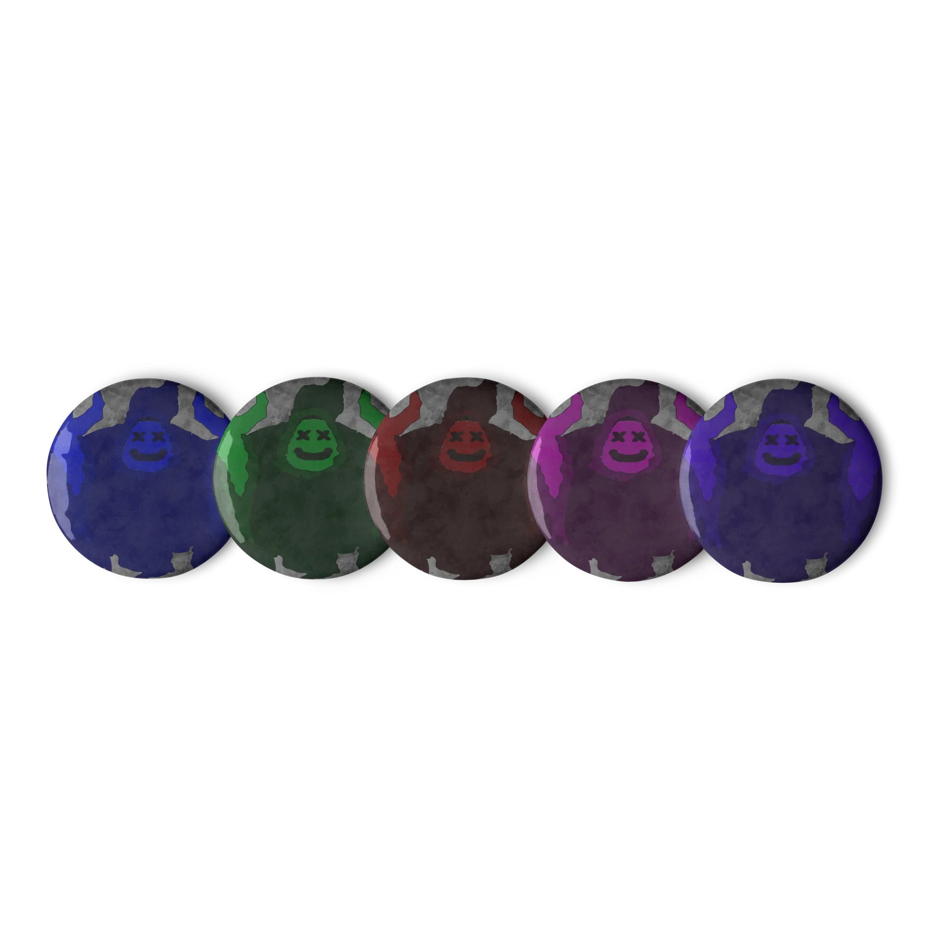 Ghostly Buddies Pin Buttons product image (1)
