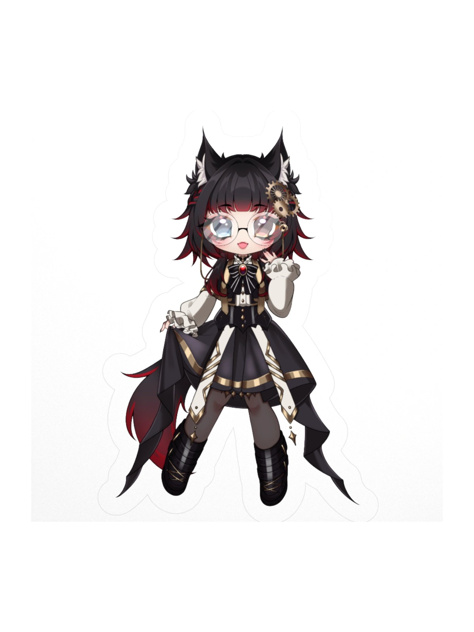 ⚙︎ Nya chibi sticker! product image (1)