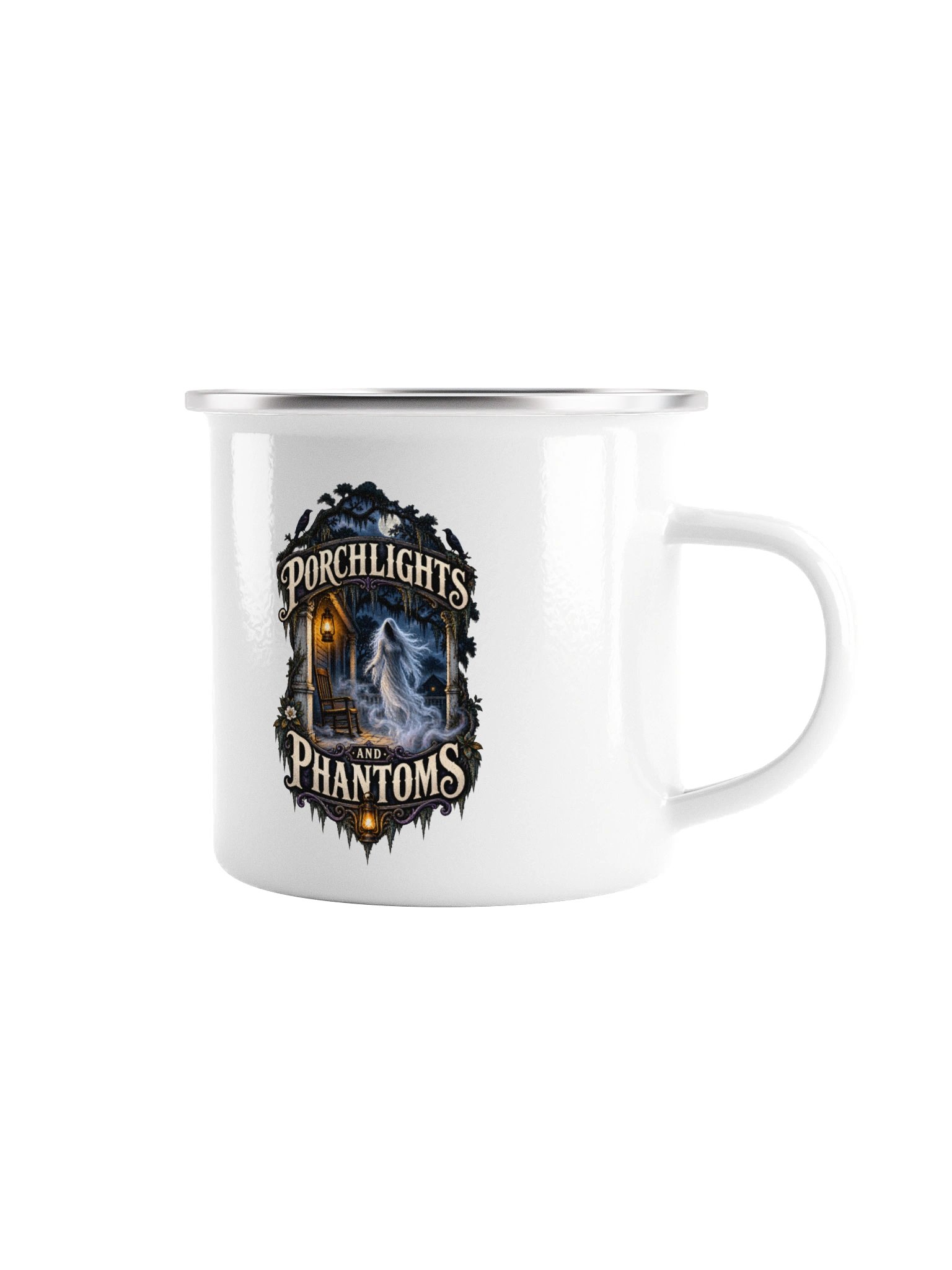 Porchlights and Phantoms Enamel Mug product image (1)