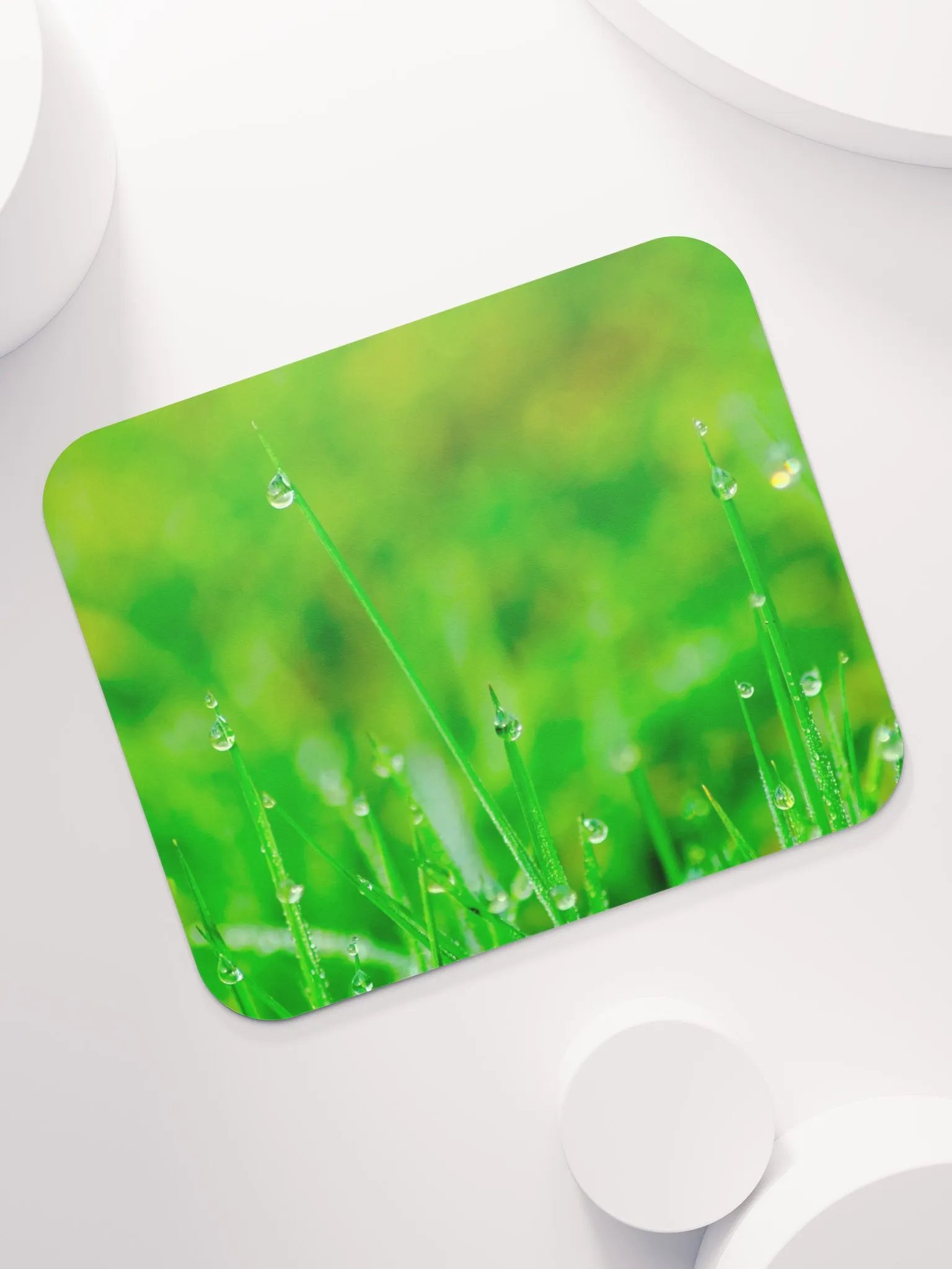 Dewy Grasslands Mouse Pad - Eco-Friendly & Comfortable Desk Accessory for Home & Office product image (2)