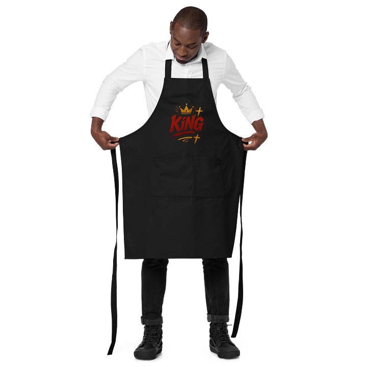 KING Energy Organic Cotton Apron | Create Like Royalty product image (2)