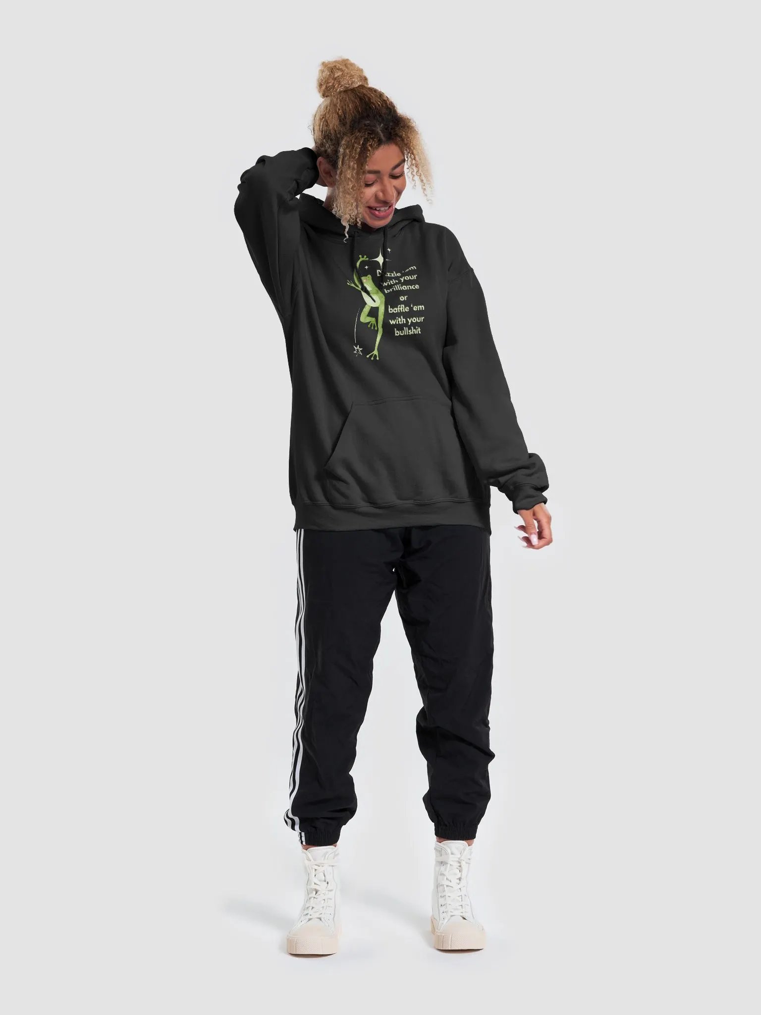 Dazzle 'em or baffle 'em Hoodie product image (5)