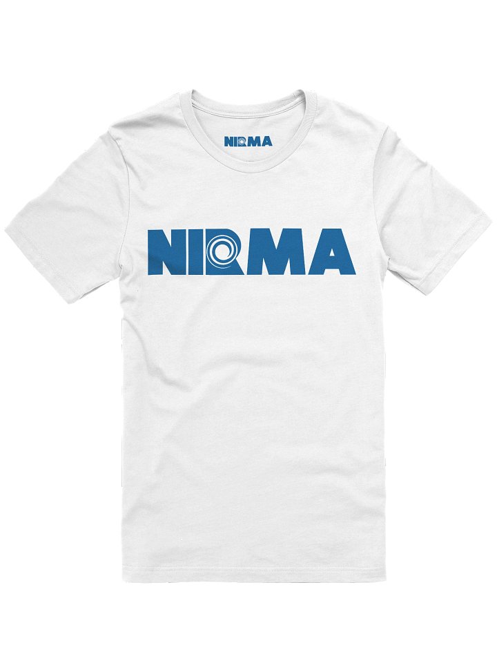 NIRMA Logo Tee – White | Bella + Canvas 3001 product image (1)