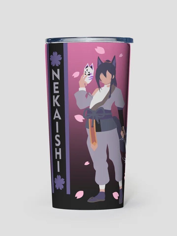 20oz Stainless Steel Tumbler | Dark Mode | Pink Fade product image (1)