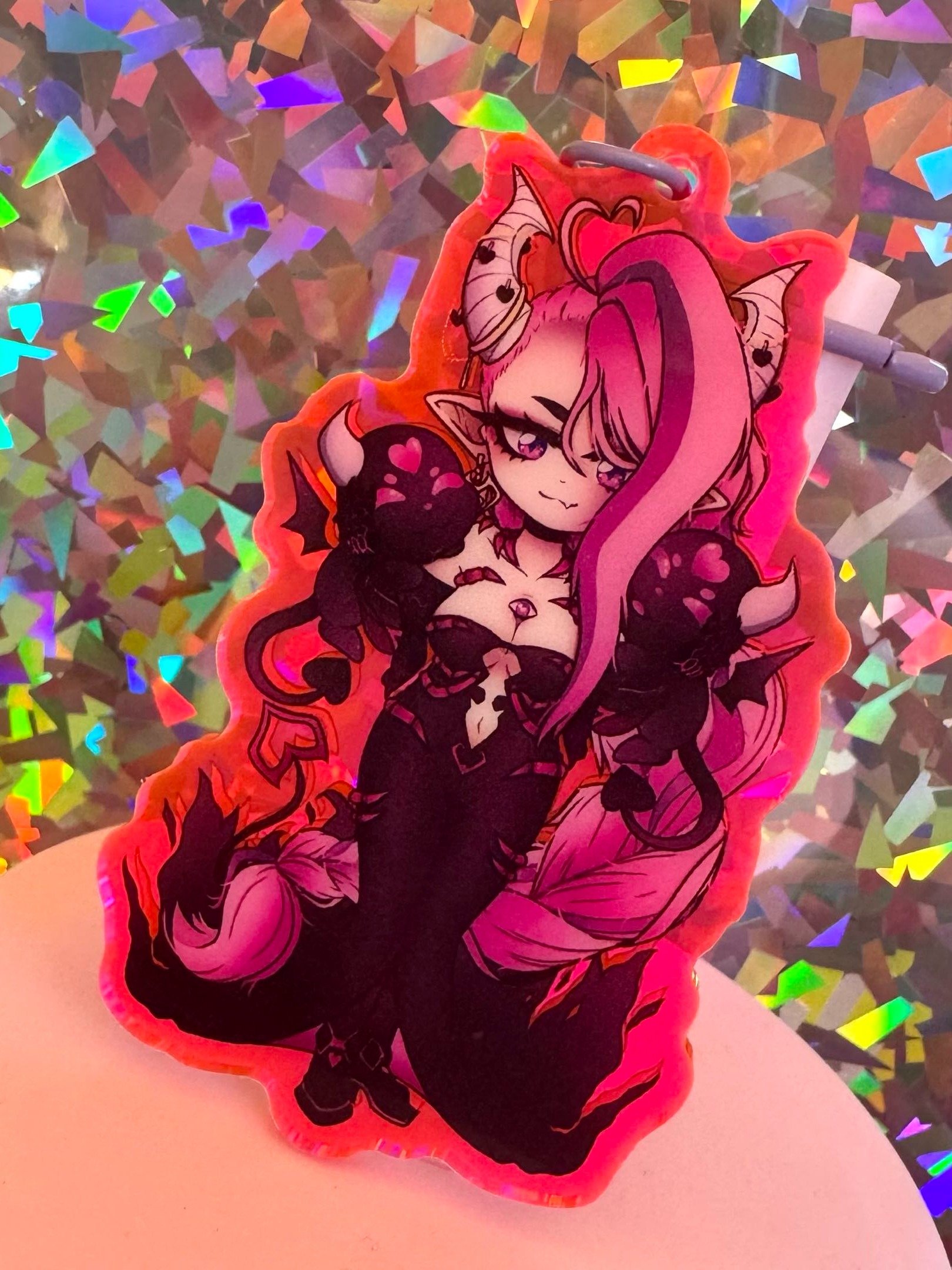 ꒰𝖨𝖱𝖮𝖭𝖬𝖮𝖴𝖲𝖤꒱ Demon Queen Charm product image (1)