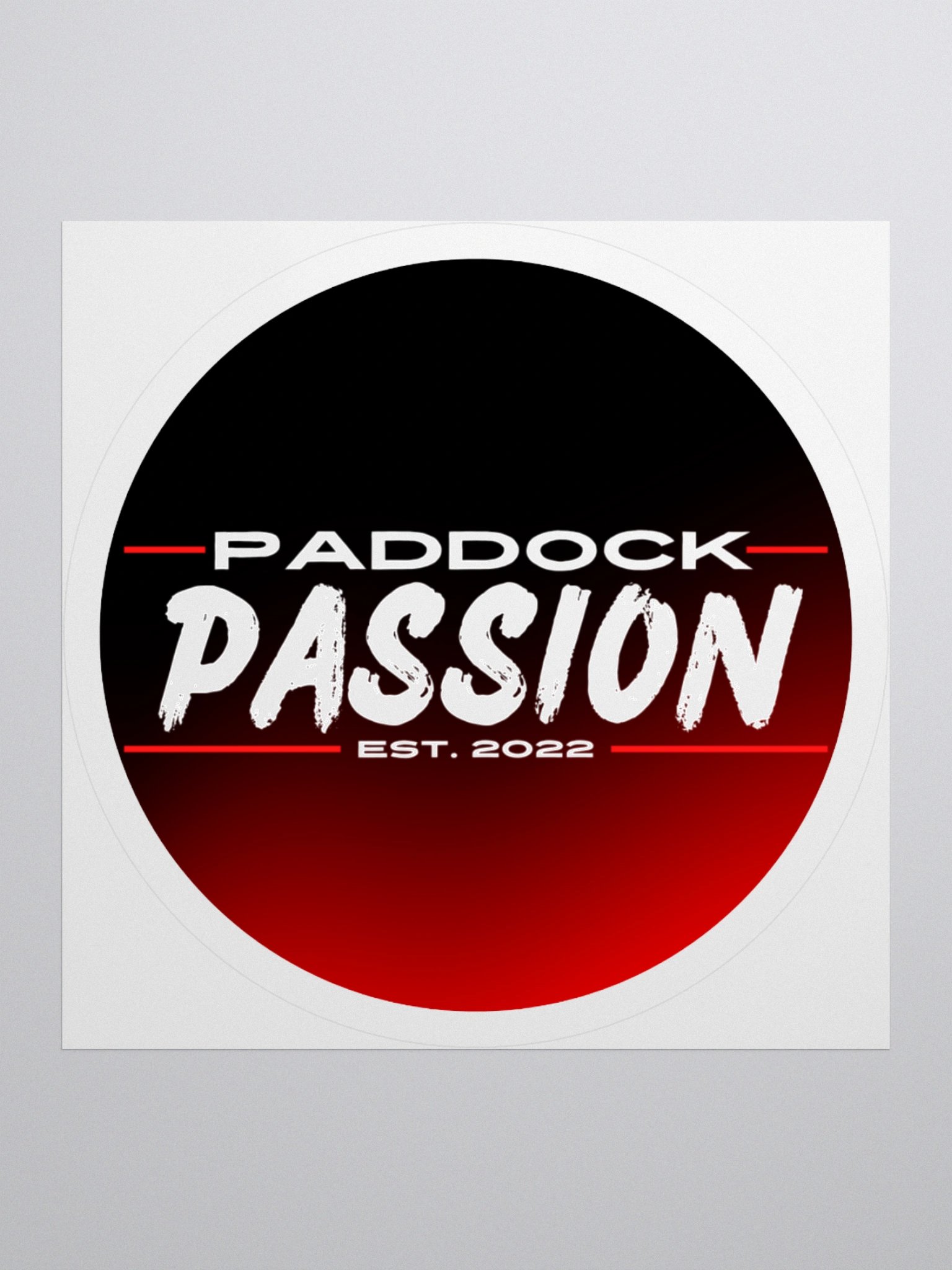 Paddock Passion Sticker product image (1)