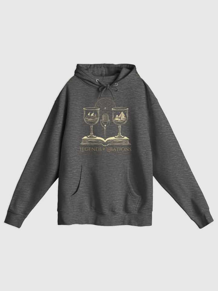Legends & Libations Hoodie Beige Logo product image (3)