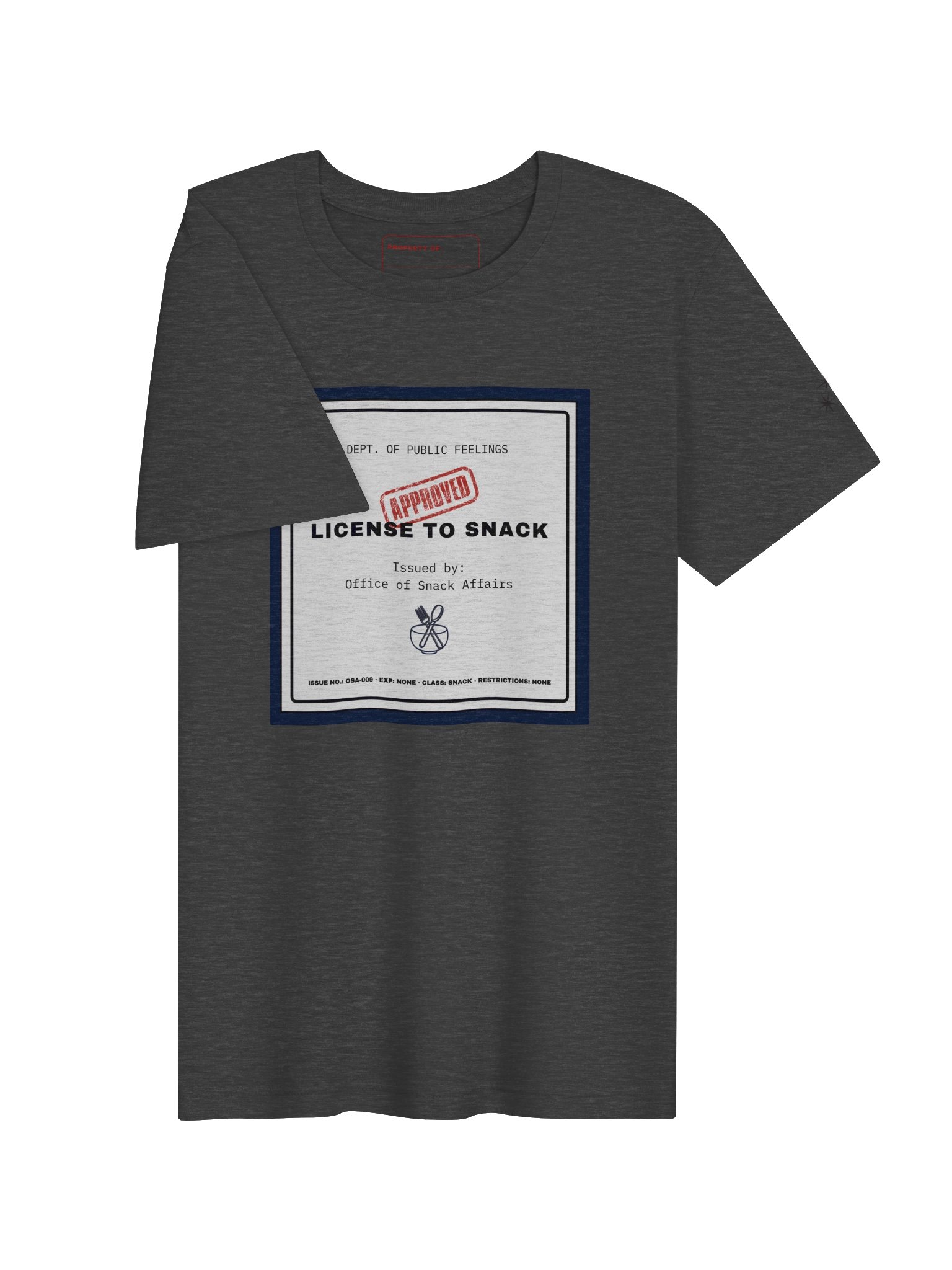 License to Snack Tee product image (11)
