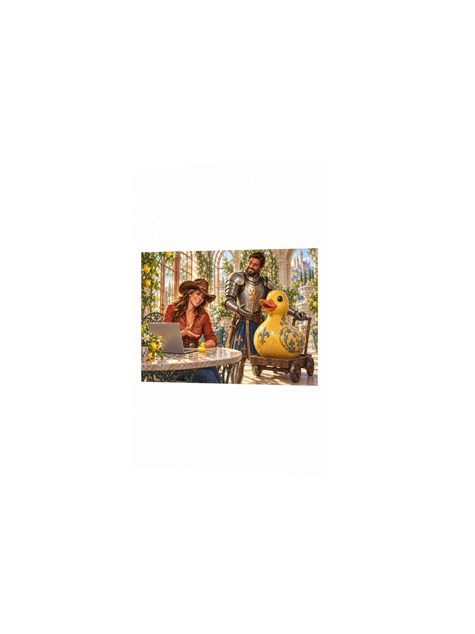 Rubber Duck Debugging Small Art Print product image (2)