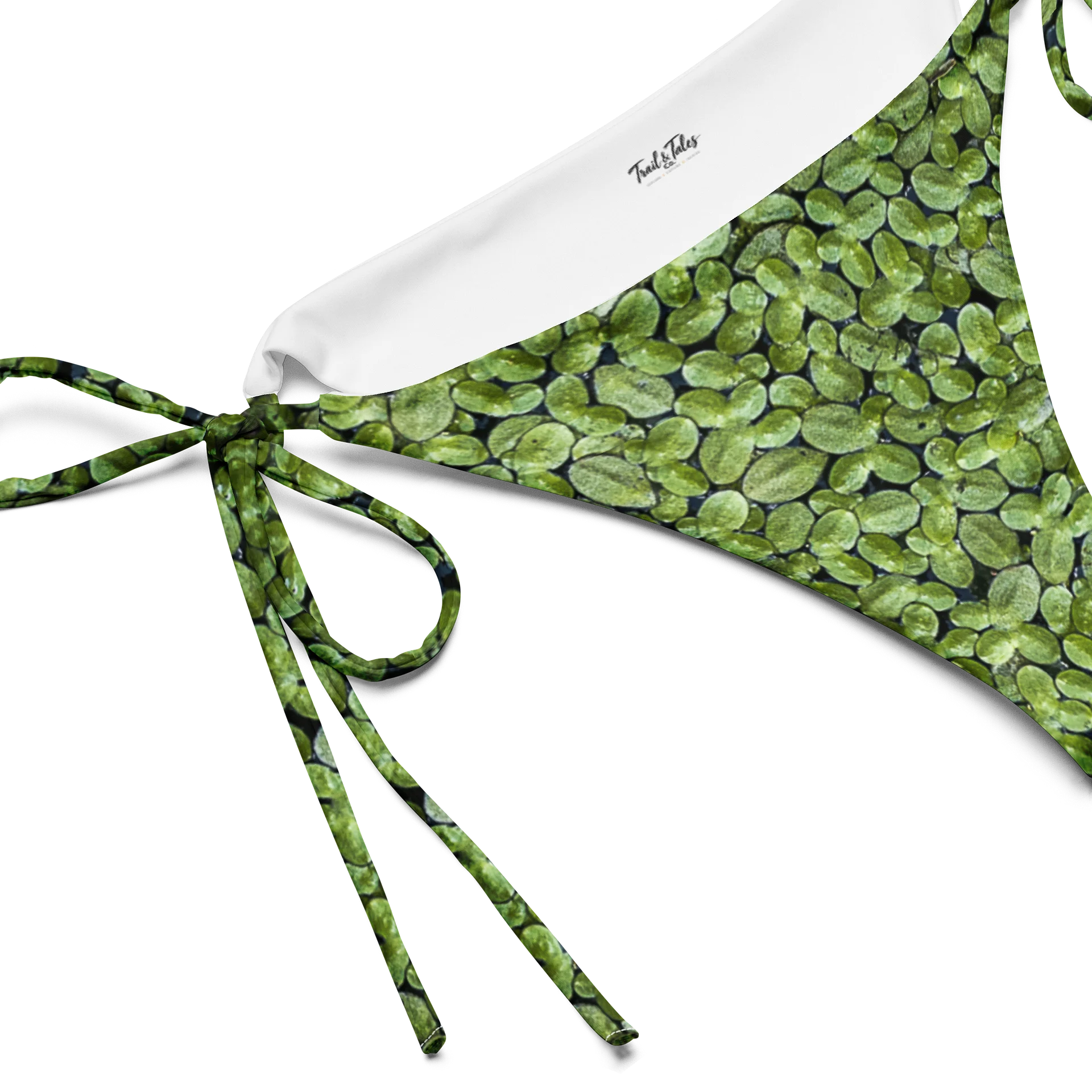 Verdant Life All-Over Print Recycled String Bikini Bottom product image (2)
