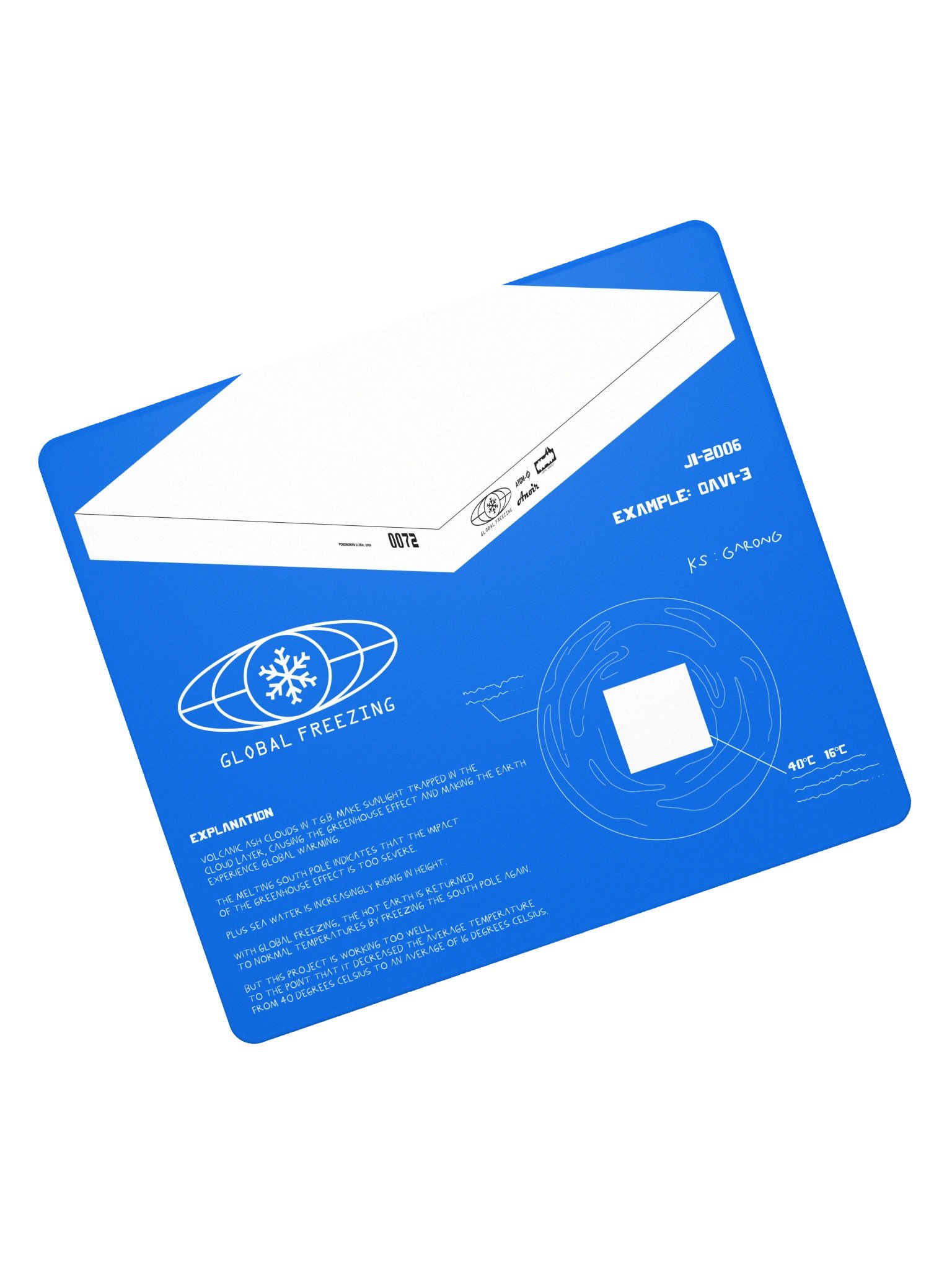 DESKMAT | GLOBAL FREEZING product image (1)