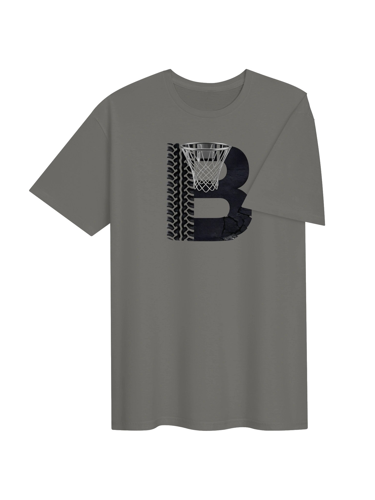 Blacktop Brand Basketball B Basketball Hoop Tee product image (4)