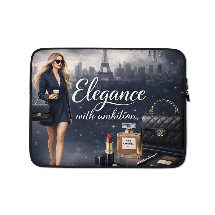 Elegance with Ambition Laptop Sleeve product image (1)