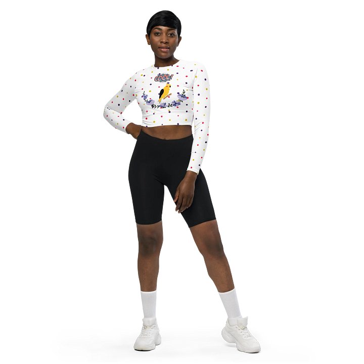 Cool Bird Skate All-Over Crop Top product image (1)