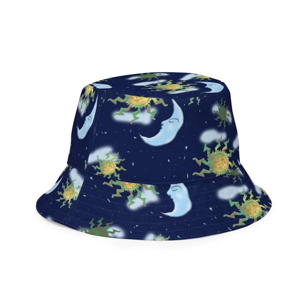 Clouds and Antique Sun Bucket Hat product image (11)