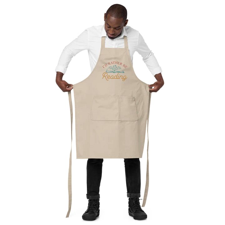 "I'd Rather Be Reading" Apron product image (2)