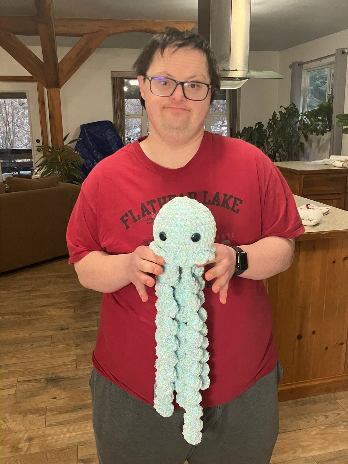 Midnight Stardust- Sensory Plush Jellyfish product image (3)