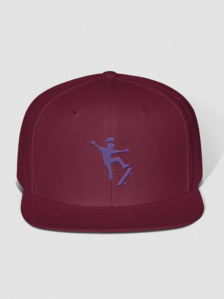 Dazzle Deck Burgundy Maroon Baseball Cap product image (1)