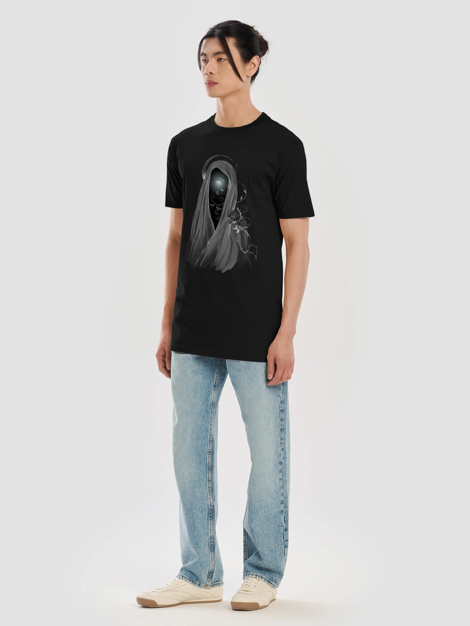 The Hollow Gaze // Veiled Thorn Heavyweight Tee product image (9)
