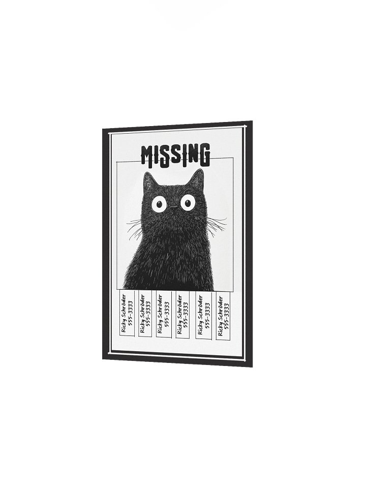 Ricky Schröder's Missing Cat Poster product image (6)