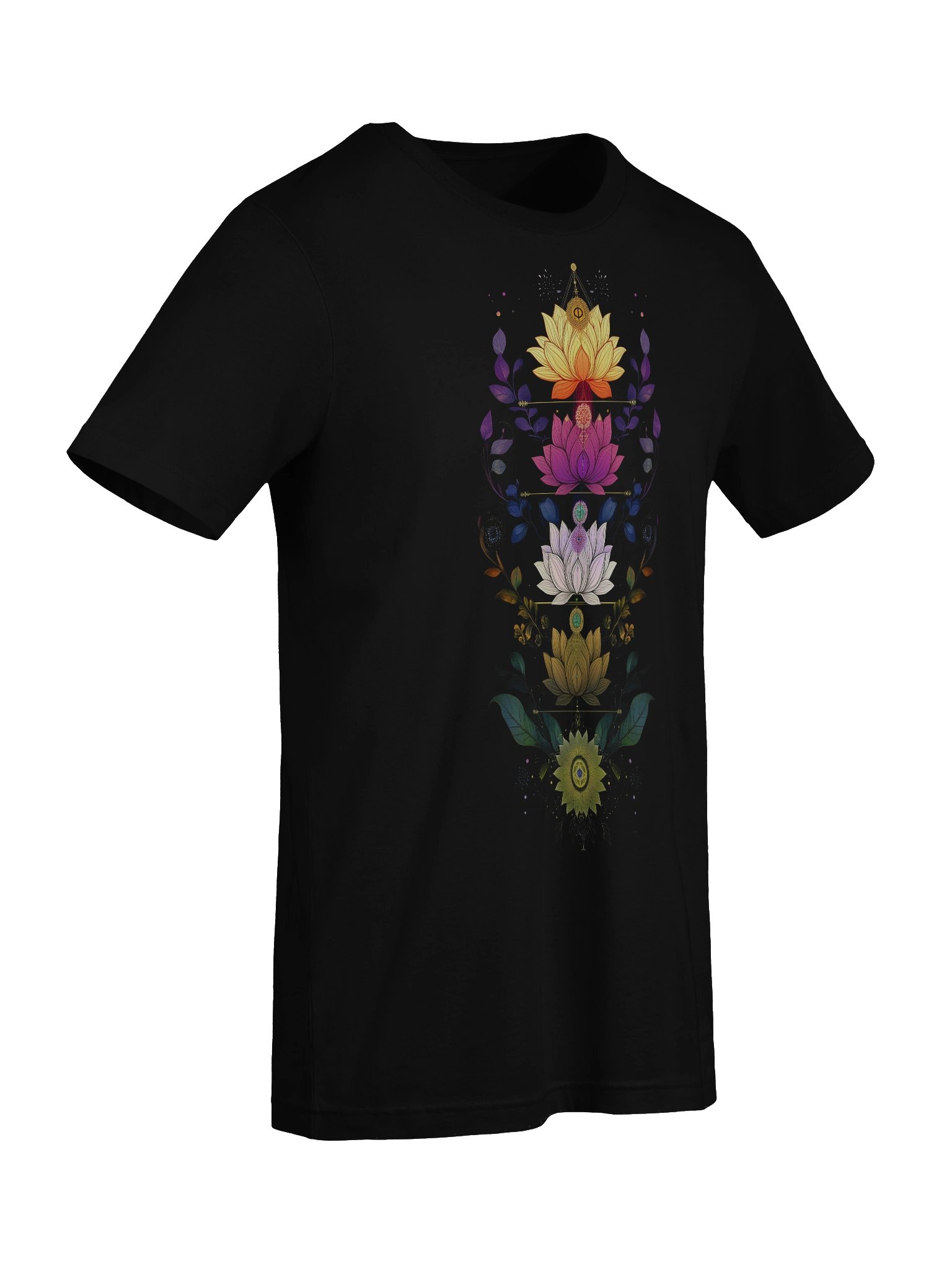 Flowers Chakra Yoga Floral Sacred Geometry Lotus T-Shirt product image (81)
