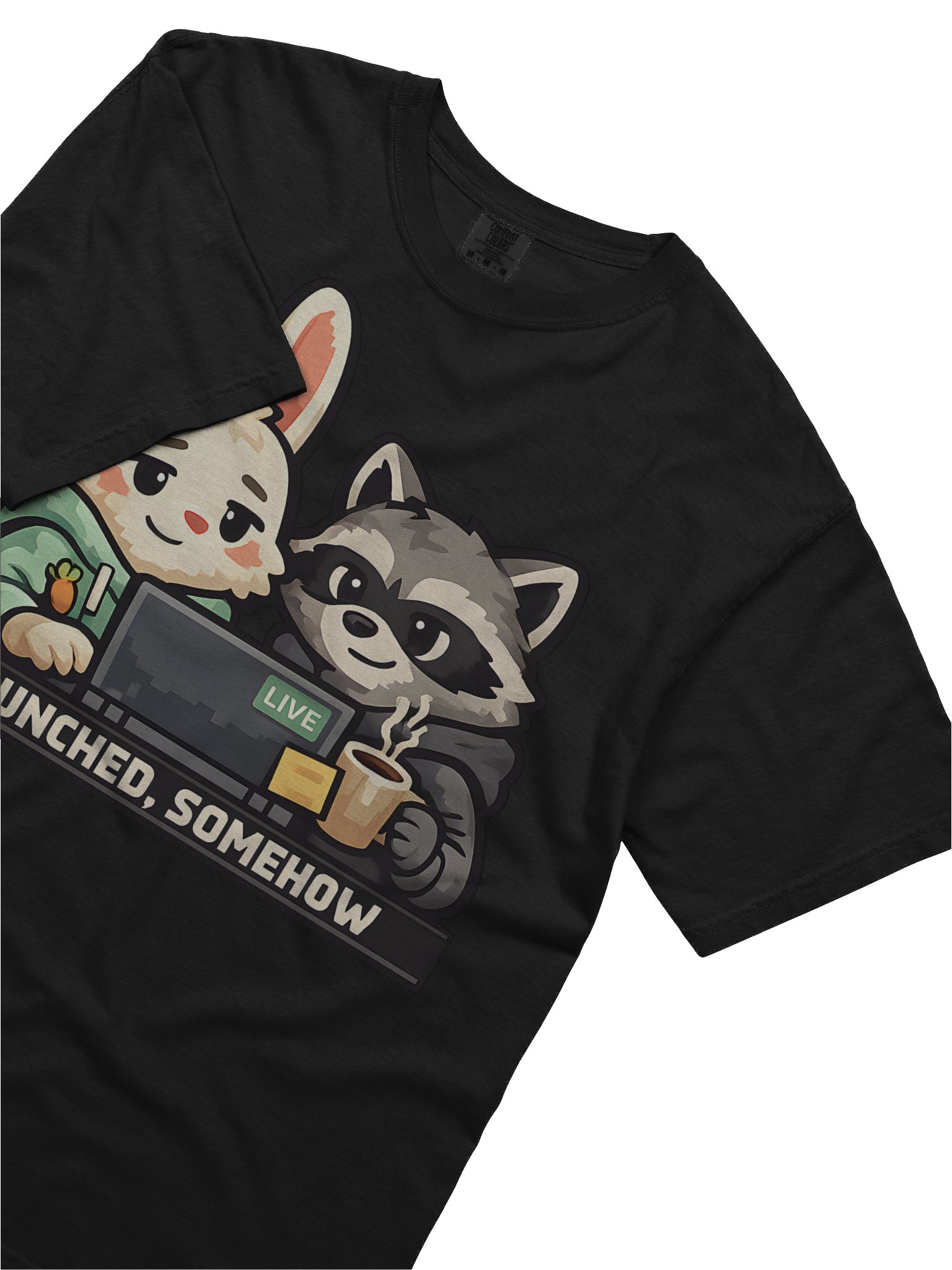 Launched, Somehow Rabbit & Raccoon T-Shirt product image (5)
