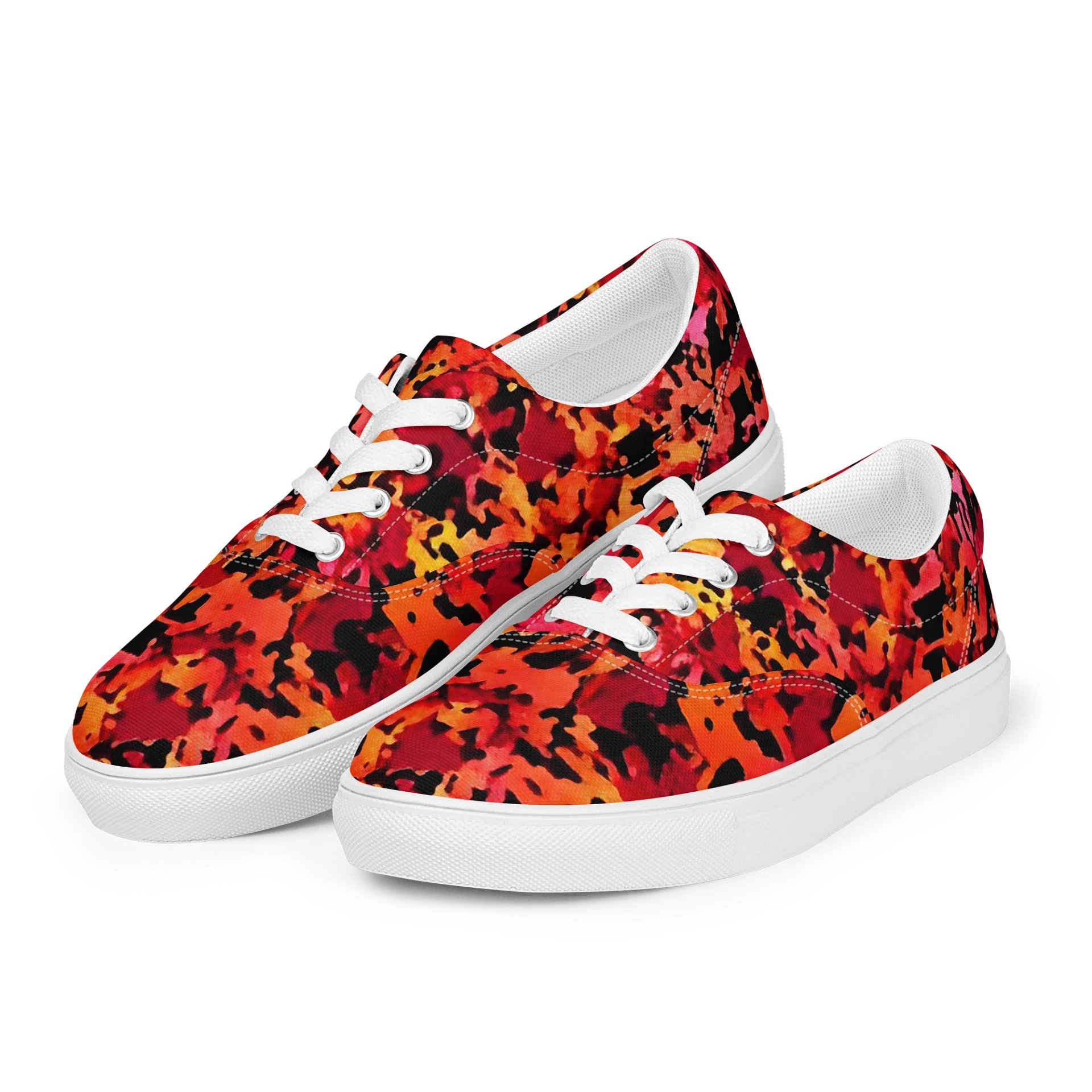 Mans Sunburst Camo Lace-Up Sneakers product image (3)