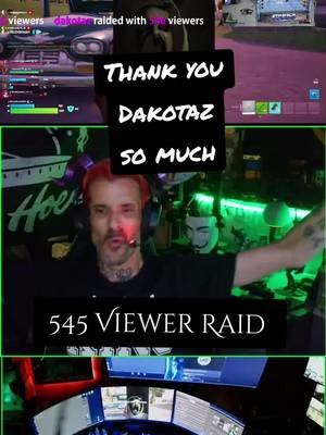 @Dakotaz your an absolute legend, thank you so much for the raid, I'm beyond so Thankful... thank you so much for blessing me and trusting me with your epic community 🙏#smallstreamer #tiktokviral #fyp #TwitchStreamer #blessedlife 