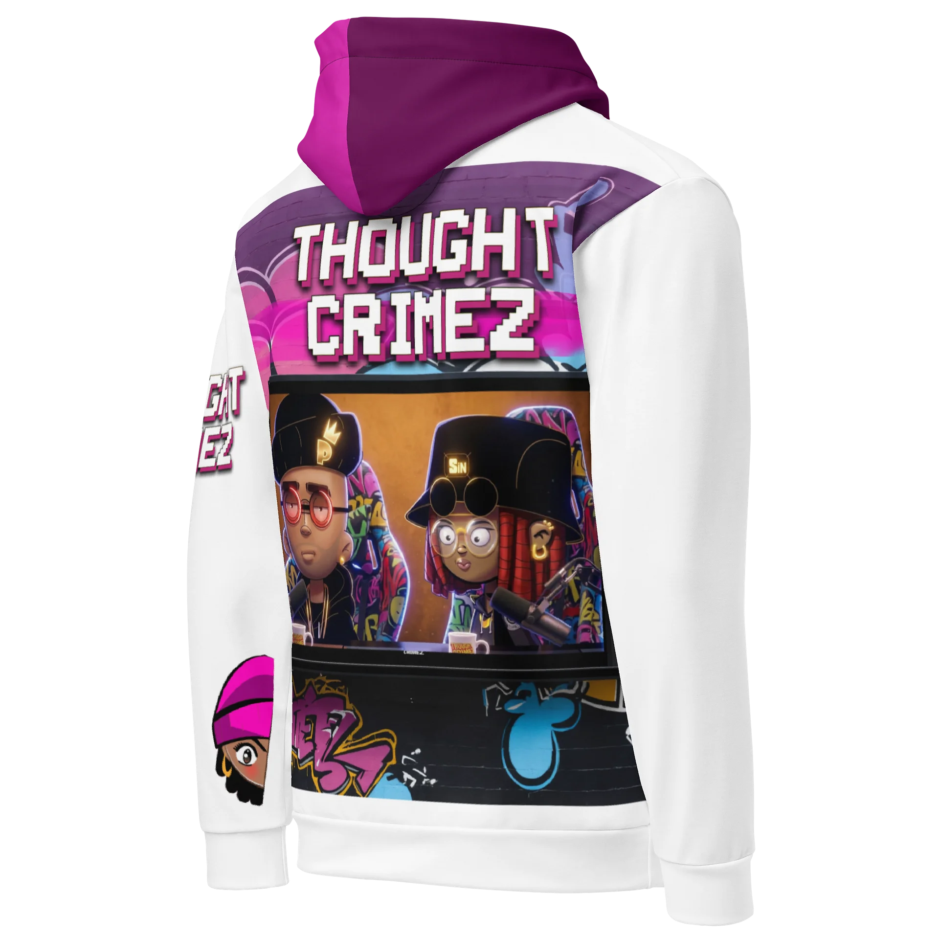 Graffiti Crimez Podcast Street-Art Hoodie product image (4)