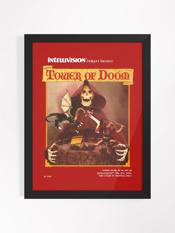 Tower of Doom - Framed High-Quality Matte Poster (in) product image (2)