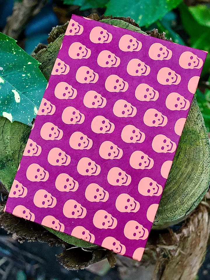 Carnet Accordéon - coton 300g - fait main product image (1)