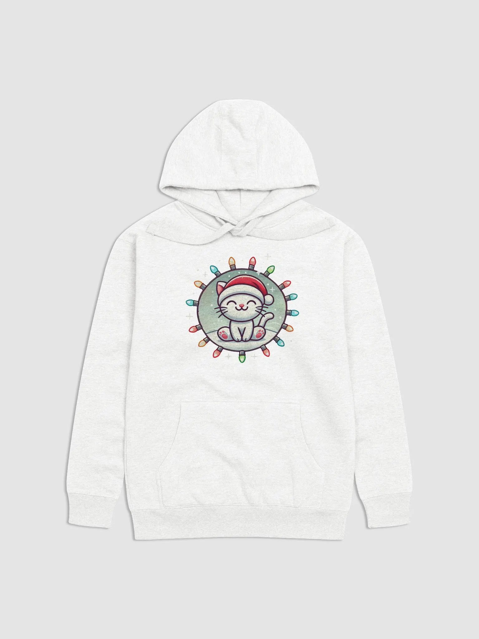 Merry Catmas Lights Hoodie product image (8)