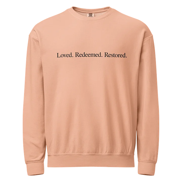 comfort colors loved. redeemed. restored product image (1)