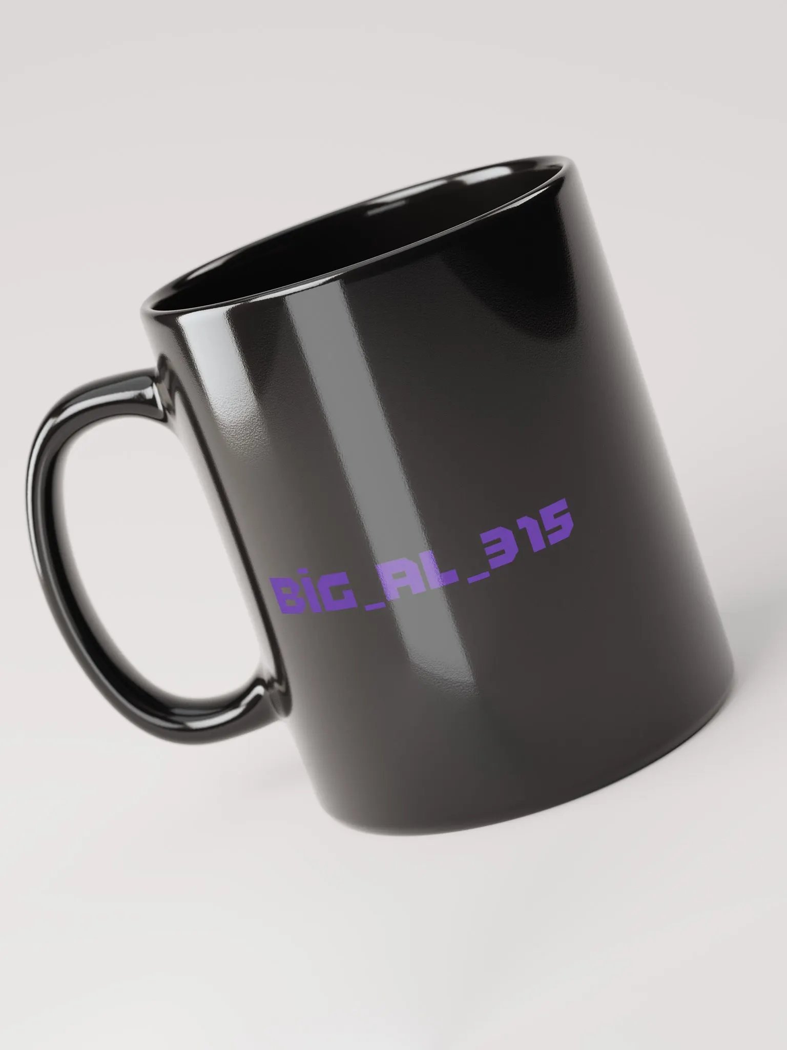 BIG_AL_315 Black Glossy Mug product image (6)