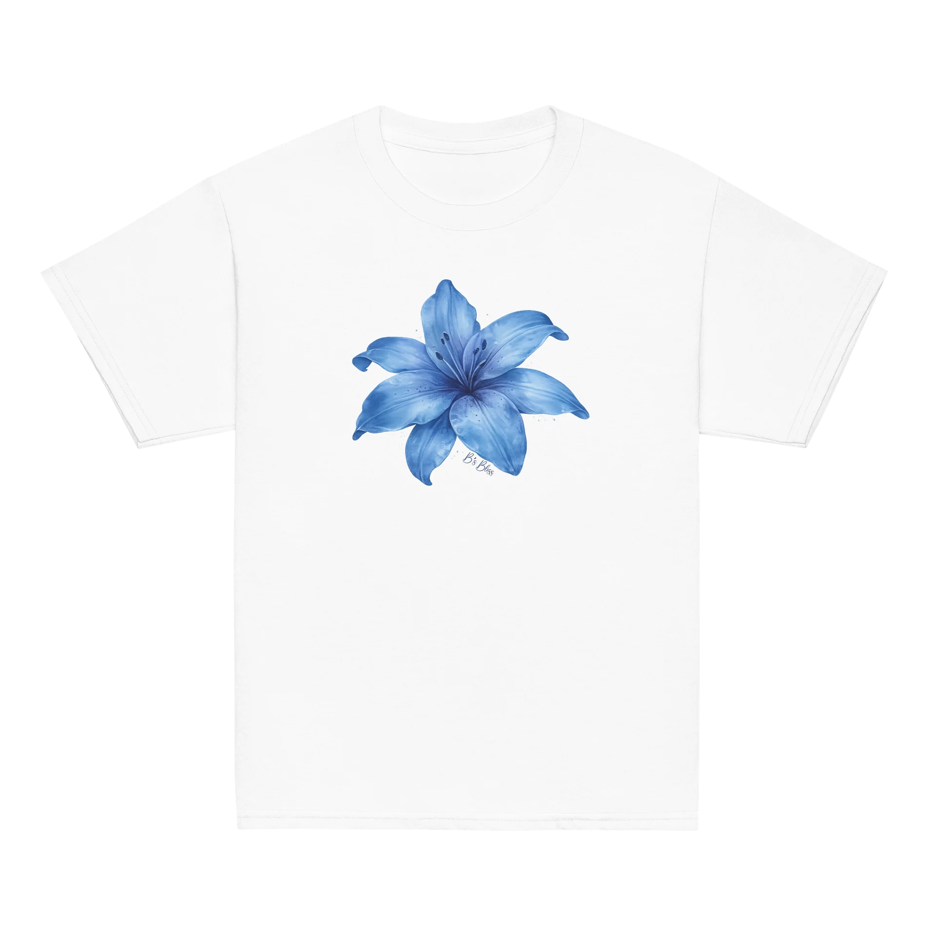 Blue Lily Baby Tee product image (1)