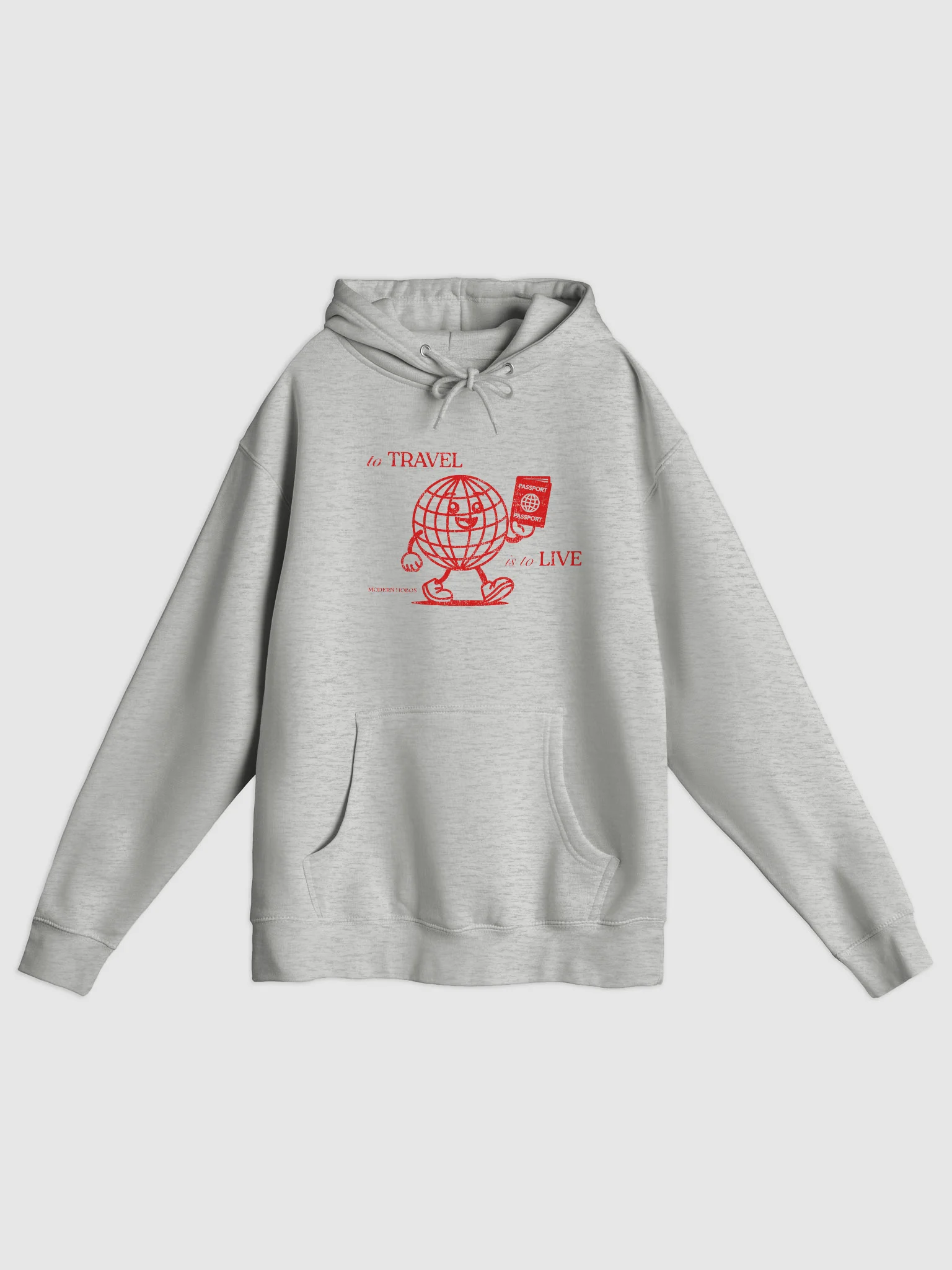 Happy World (Red) Hoodie product image (3)