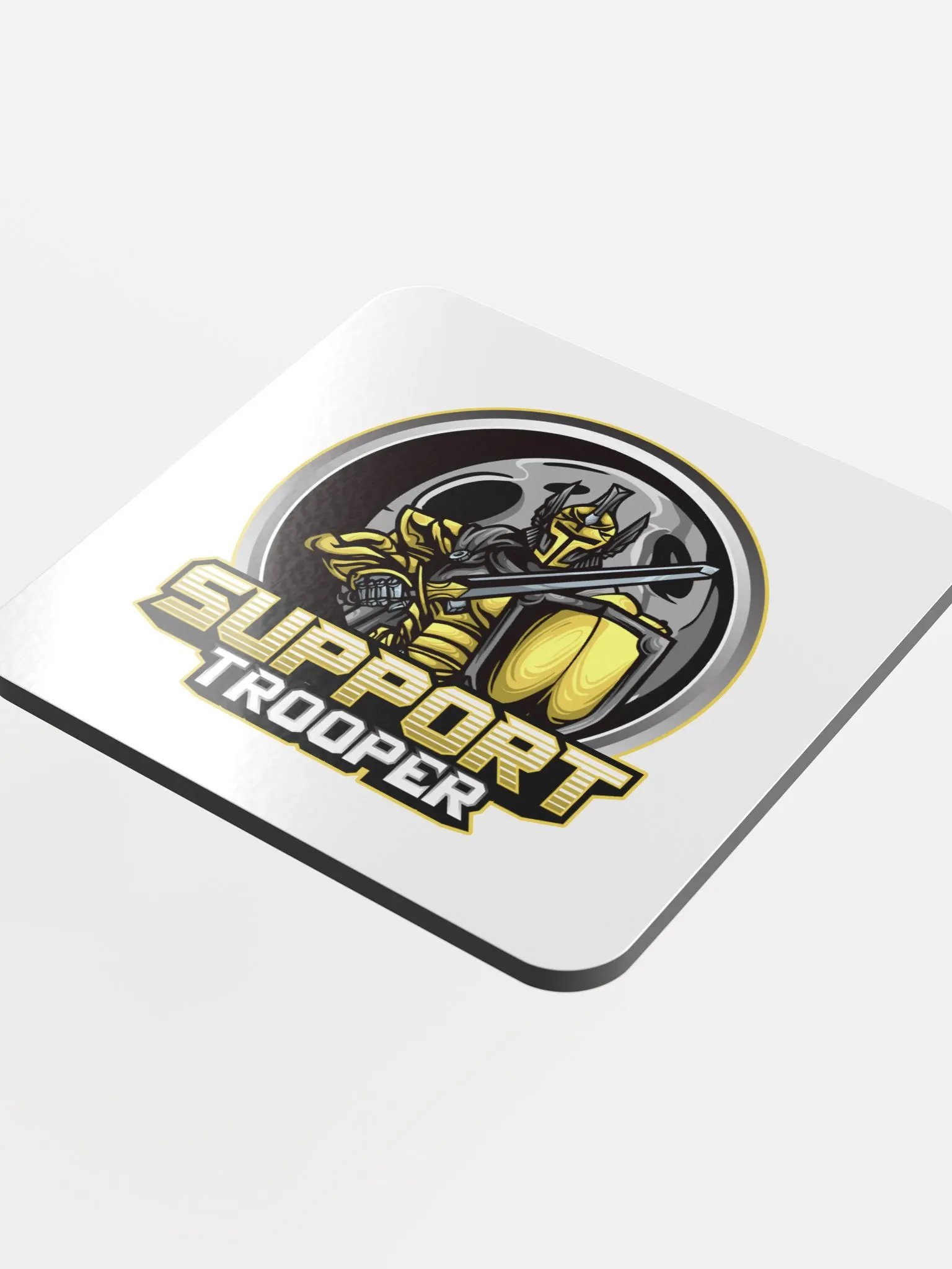 SupportTrooper – Knight Crest Cork Coaster Set product image (4)