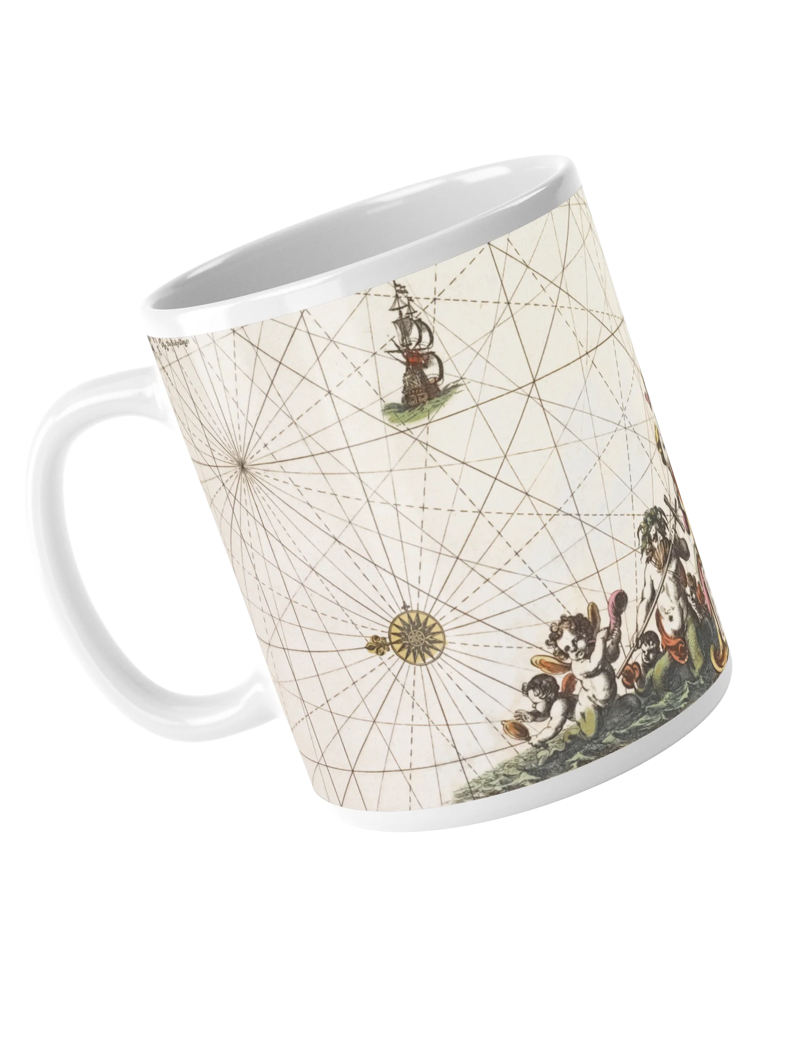 Vintage Nautical Map Mug product image (5)