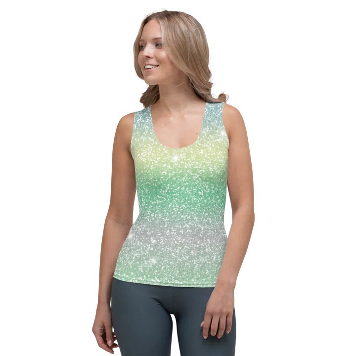 Glitter Unicorn Texture Design Tank Top (11) product image (1)