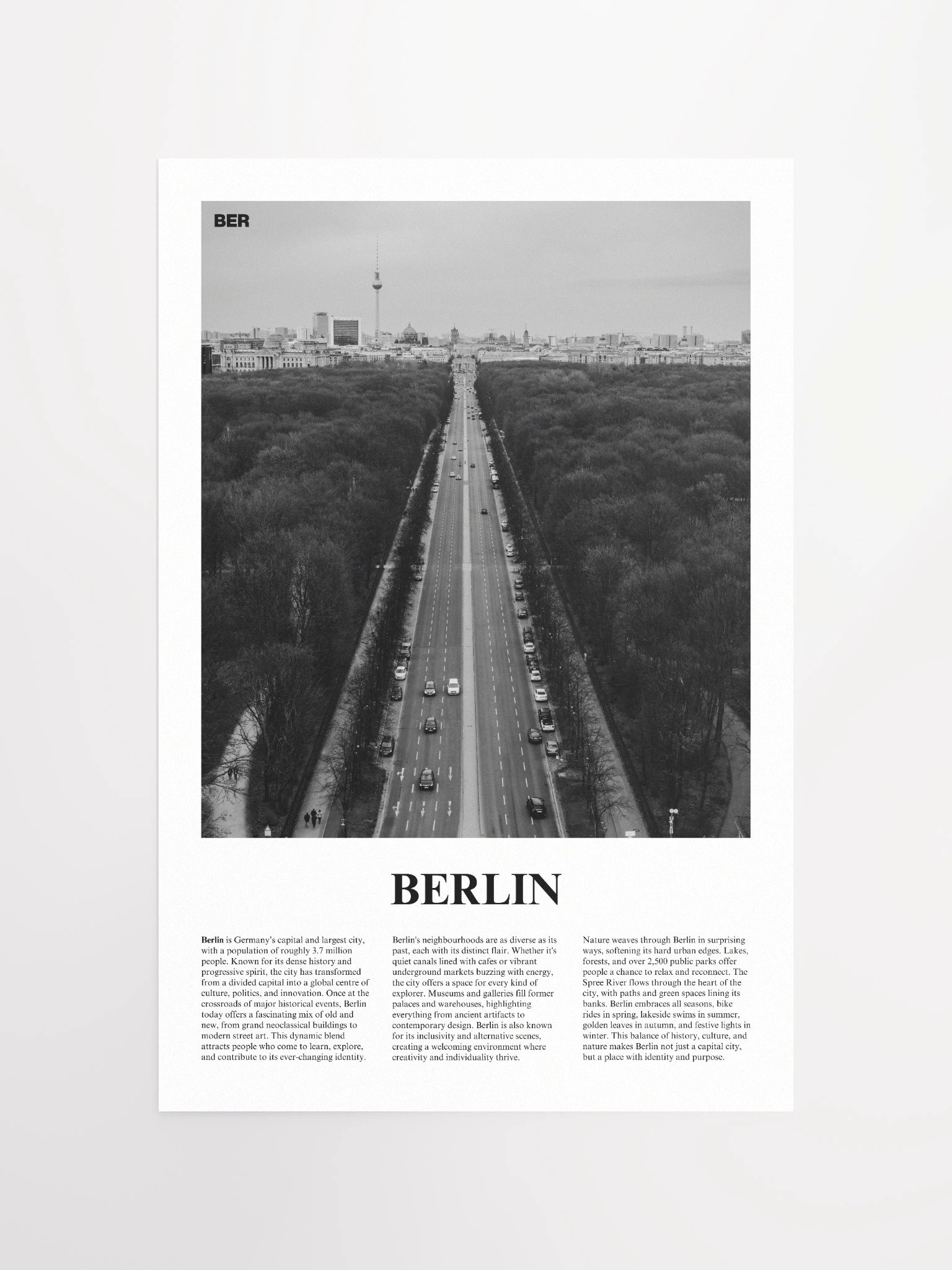 Berlin 03 Newspaper Poster product image (11)