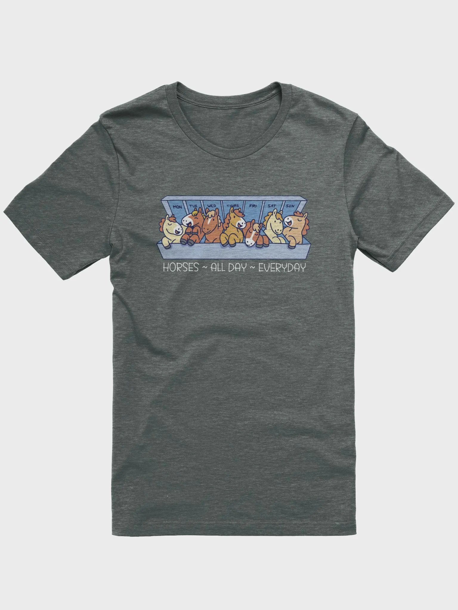 Horses All Day Premium T-shirt product image (81)
