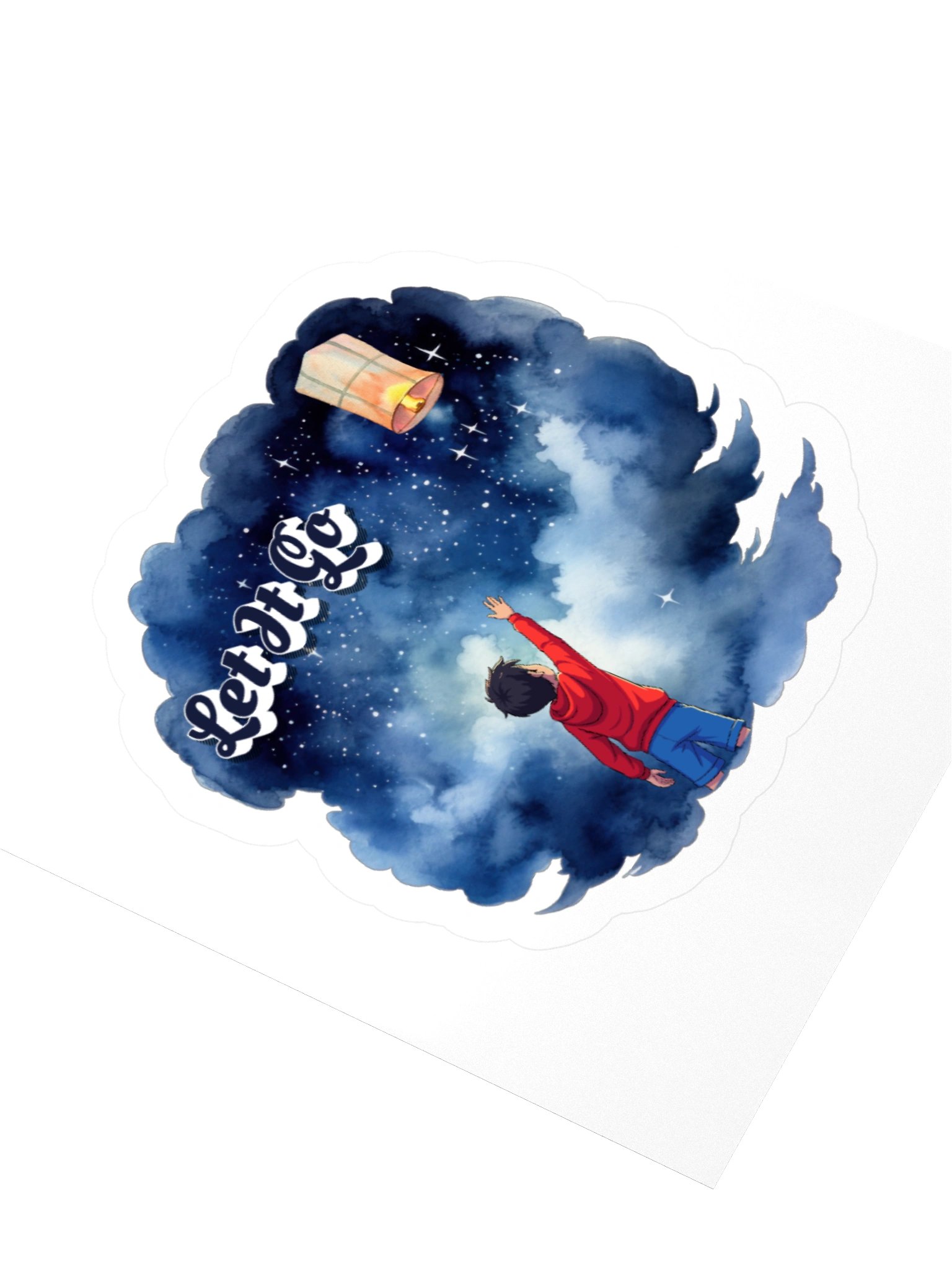 Let It Go Lantern Kiss Cut Sticker product image (6)