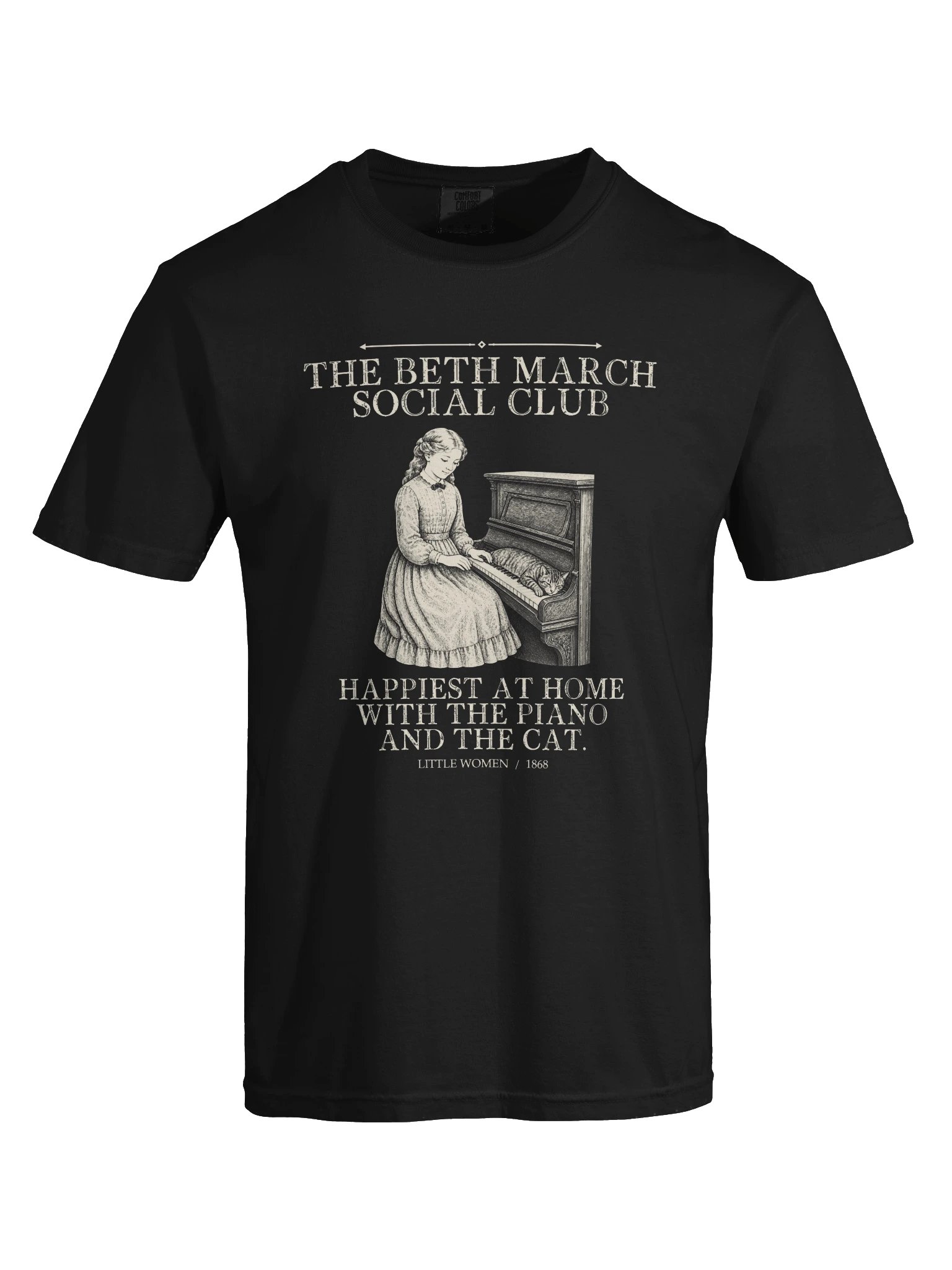 Beth March Social Club -- Little Women Tee (Dark) product image (25)