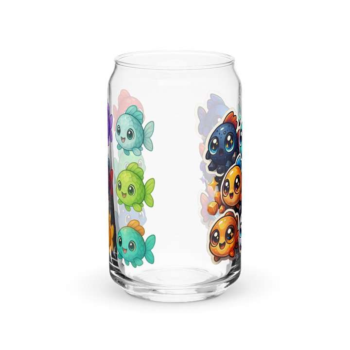 Crystal/Rock Fish Can-Shaped Glass product image (2)